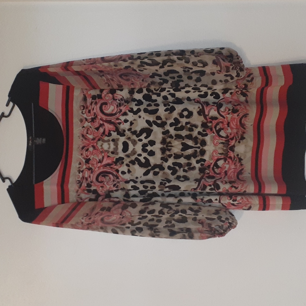 Animal print mini dress